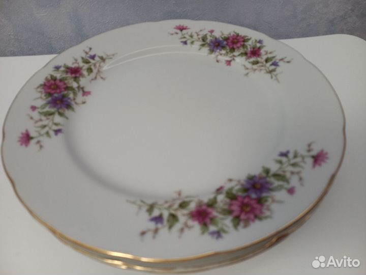 Тарелки сервиза Дулево Воспоминание,тарелки Япония