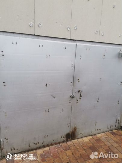 Ворота гаражные металлические бу