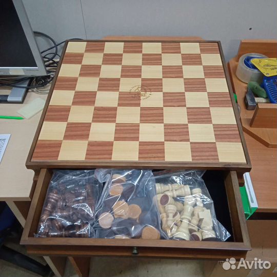 Шахматы деревянные большие