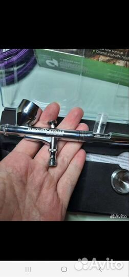 Аэрограф с компрессором можно отдельно