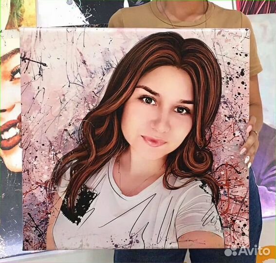 Портрет на холсте 30х40