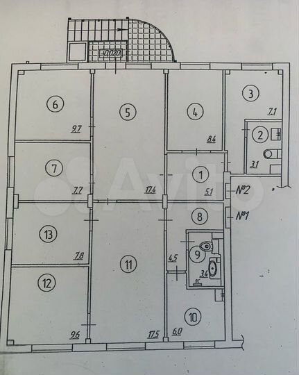Офис, 107.3 м²
