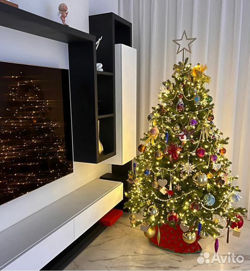 Гирлянда 100 метров 1000 лампочек