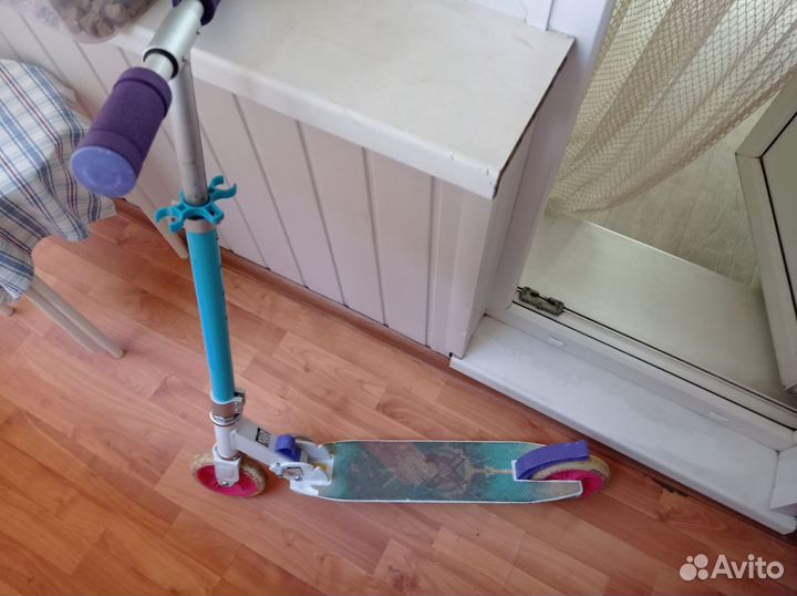 Самокат детский двухколесный для девочки