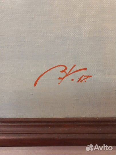 Картина маслом на холсте большая пейзаж