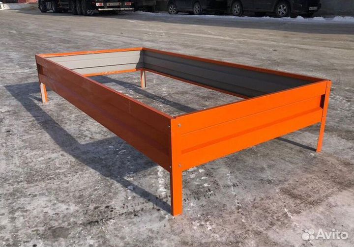 Грядка оцинкованная 1м х 4м х 32см