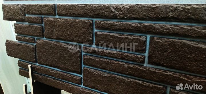 Фасадные панели Grand Line Камелот design Шоколадн