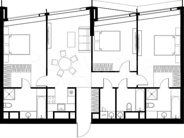 3-к. квартира, 108,9 м², 64/85 эт.