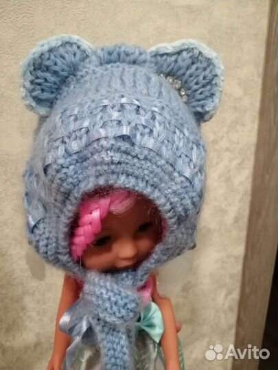 Шапка для новорожденного зима