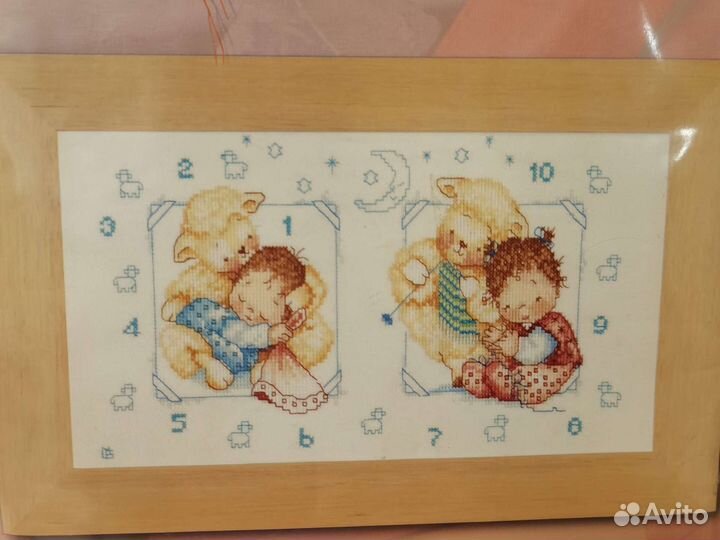 Набор для вышивания редкий lanarte дети panna