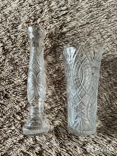 Хрустальная ваза