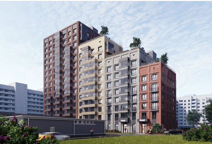 3-к. квартира, 69,9 м², 11/15 эт.