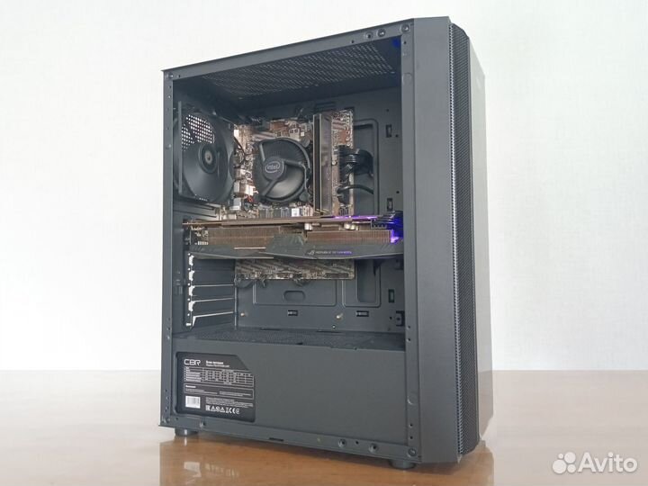 Игровой Core i3 10100f/rx580