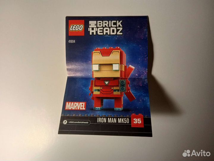 Lego Marvel brickheadz 41604 железный человек