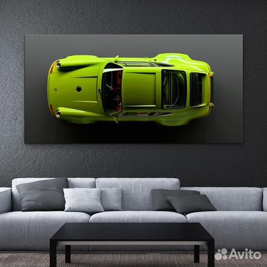 Шикарнейшие картины на холсте 3D Sports Car Калин