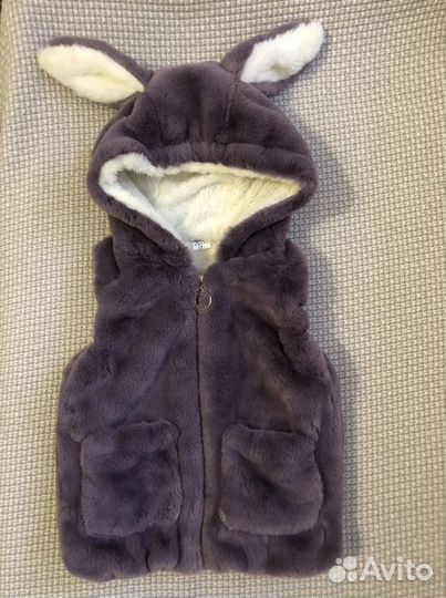 Жилет меховой для девочки