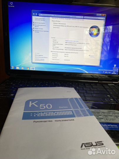 Ноутбук asus К50
