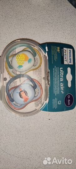 Соска пустышка avent 0 6