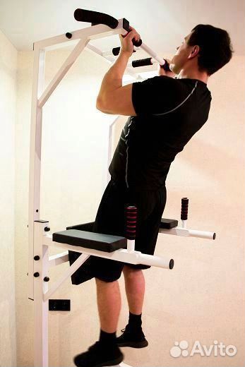 Турник + брусья + пресс напольный