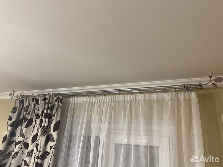 Карниз металлический 1,6 м. (2 ряда)