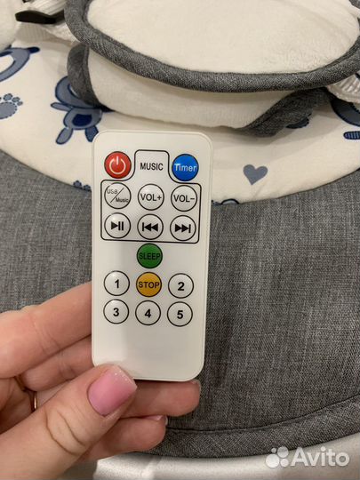 Электрокачели tommy SW 202 grey/серый