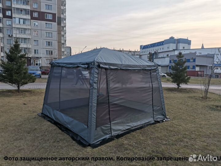 Шатер тент беседка Lanyu 1628D New.2023 Grey