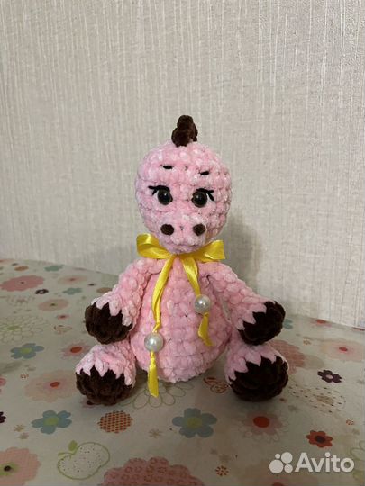 Вязаный дракончик Плюшик