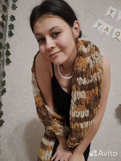 Шарф длинный