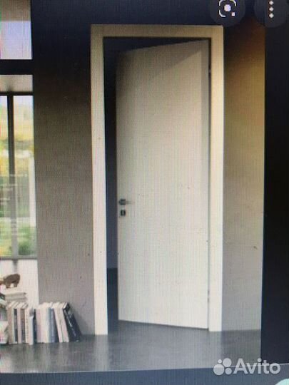 Дверь межкомнатная эмаль белая Волховец