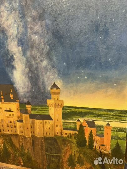 Картина маслом на холсте пейзаж