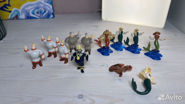 Фигурки киндер русские мультики