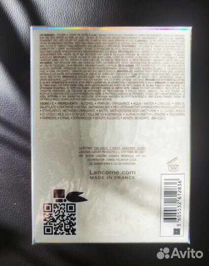 Парфюм Lancome la vie est bele