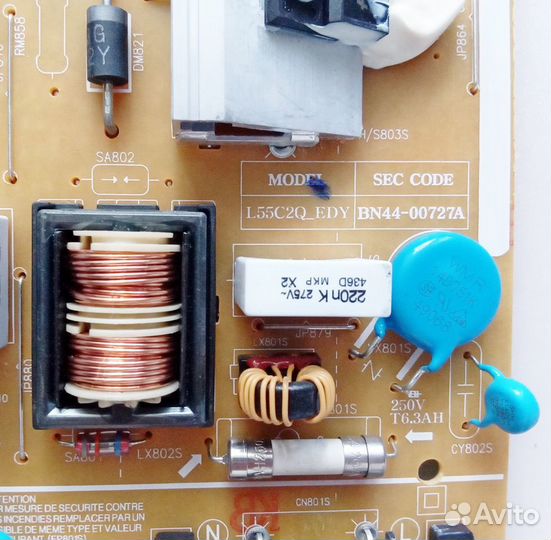 BN44-00727A L55C2Q-EDY блок питания UE55H6800AU