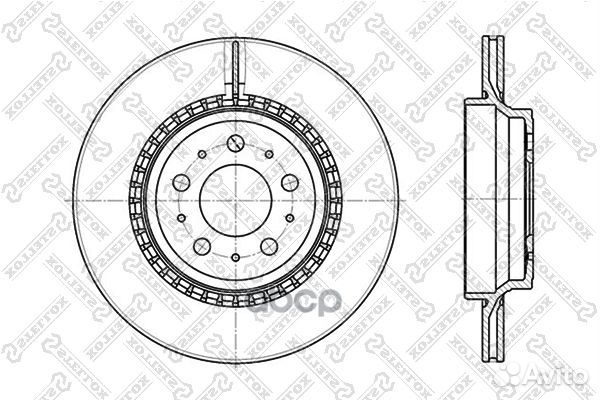 6020-4852V-SX диск тормозной задний Volvo XC90