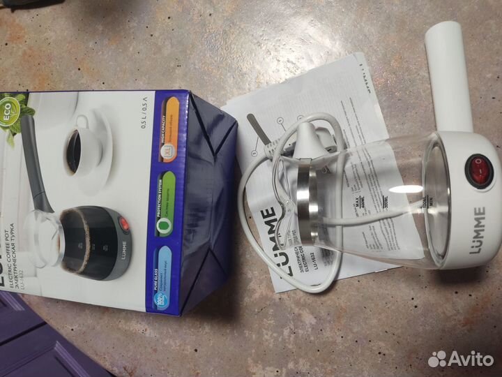 Электрическая кофеварка новая