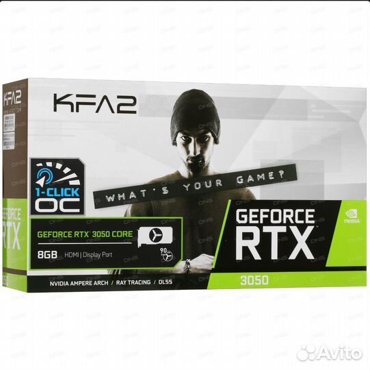 Видеокарта KFA2 GeForce RTX 3050 core