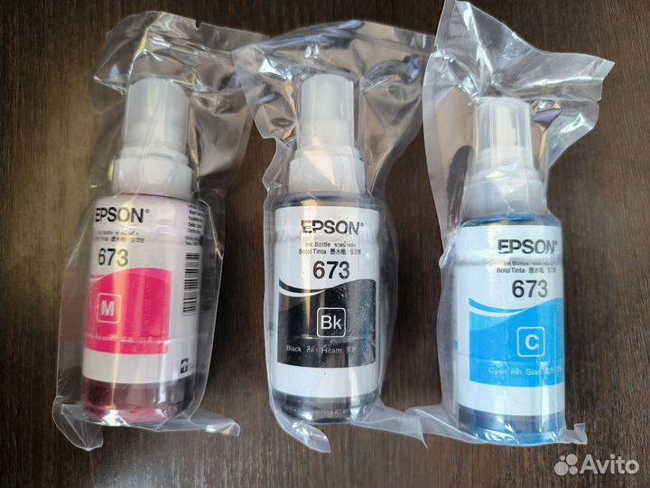 Оригинальные чернила для epson l805
