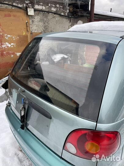 Стекло заденее деу матиз