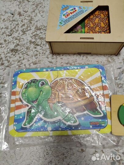 Досточки сегена, магнитная рыбалка, кубики и др