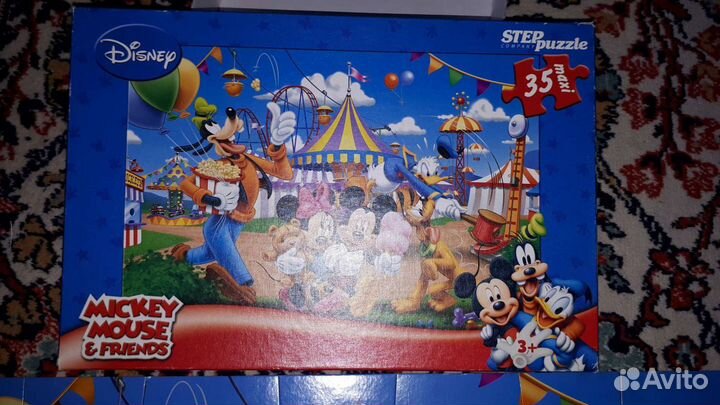 Пазл пазлы Disney Бемби Миккимаус цена за 2 шт