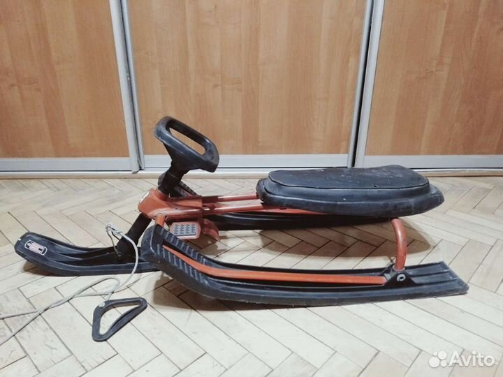 Снегокат с рулём