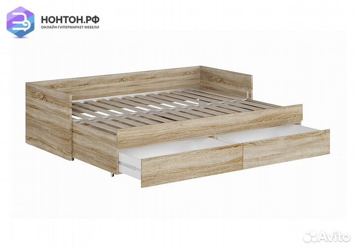 Кровать раздвижная Кастор дуб сонома