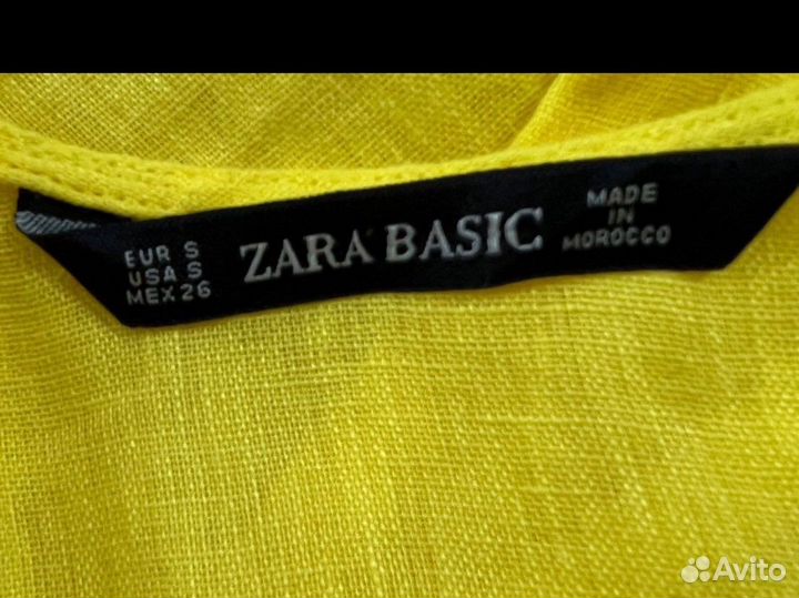 Блузка женская льняная Zara, S