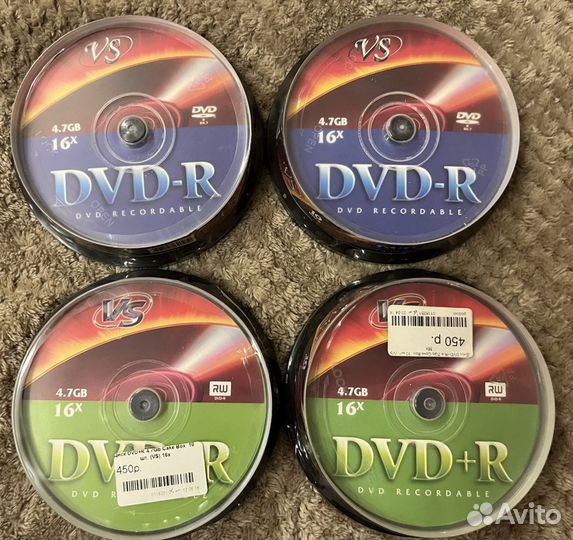 Болванки, Диски DVD, CD, BD Verbatim TDK Philips