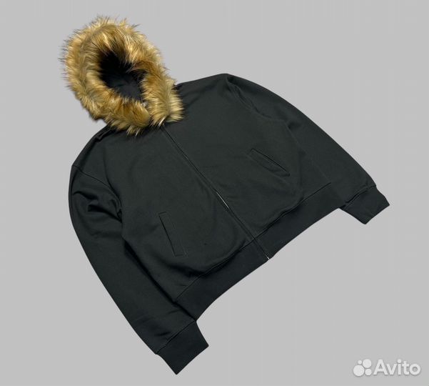 Зип худи с мехом Jaded London