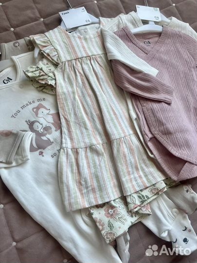 Одежда для девочки 62-68 см