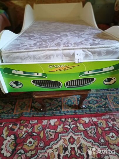 Детская кровать от 3 лет с матрасом бу