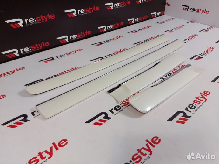 Молдинги дверей Prado 150 Стиль Lexus GX460