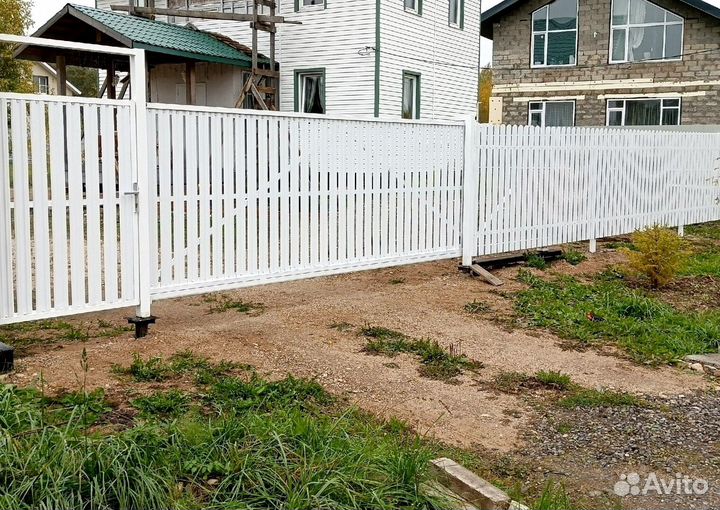 Забор из профнастила