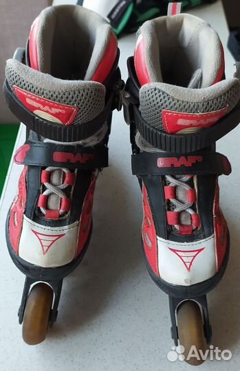 Роликовые коньки Graf детские с защитой